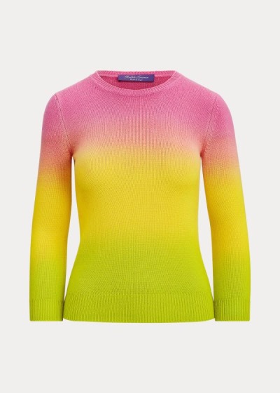 Women's Ralph Lauren Dip-Dyed Cashmere Sweater | 409586KZJ